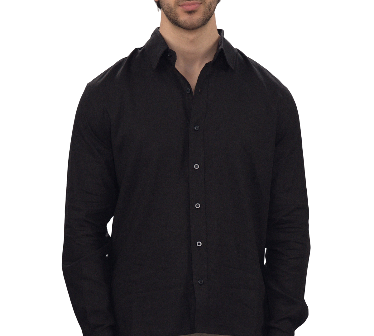 Long Sleeve Chemise — Midnight