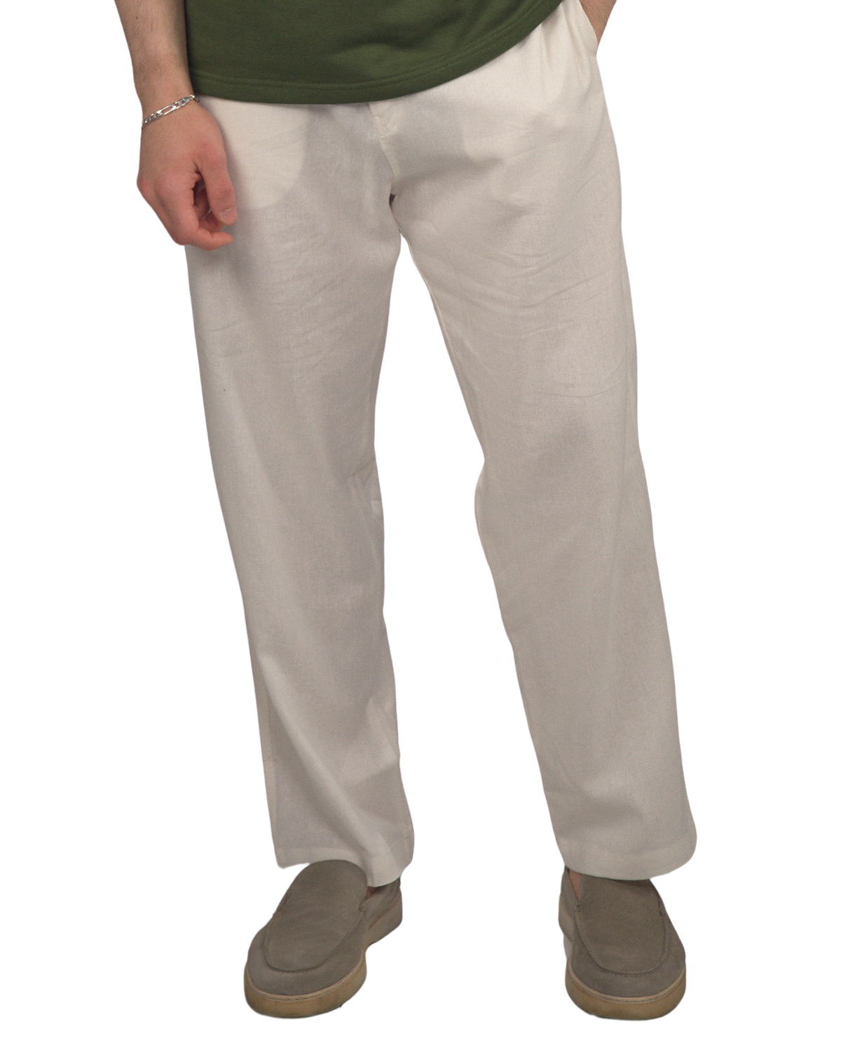 Linen Pants — Ivory