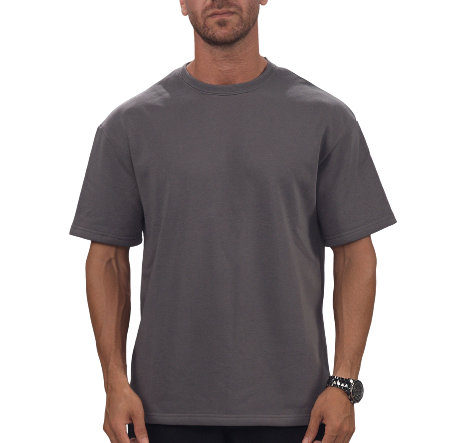 French Terry T-Shirt — Slate