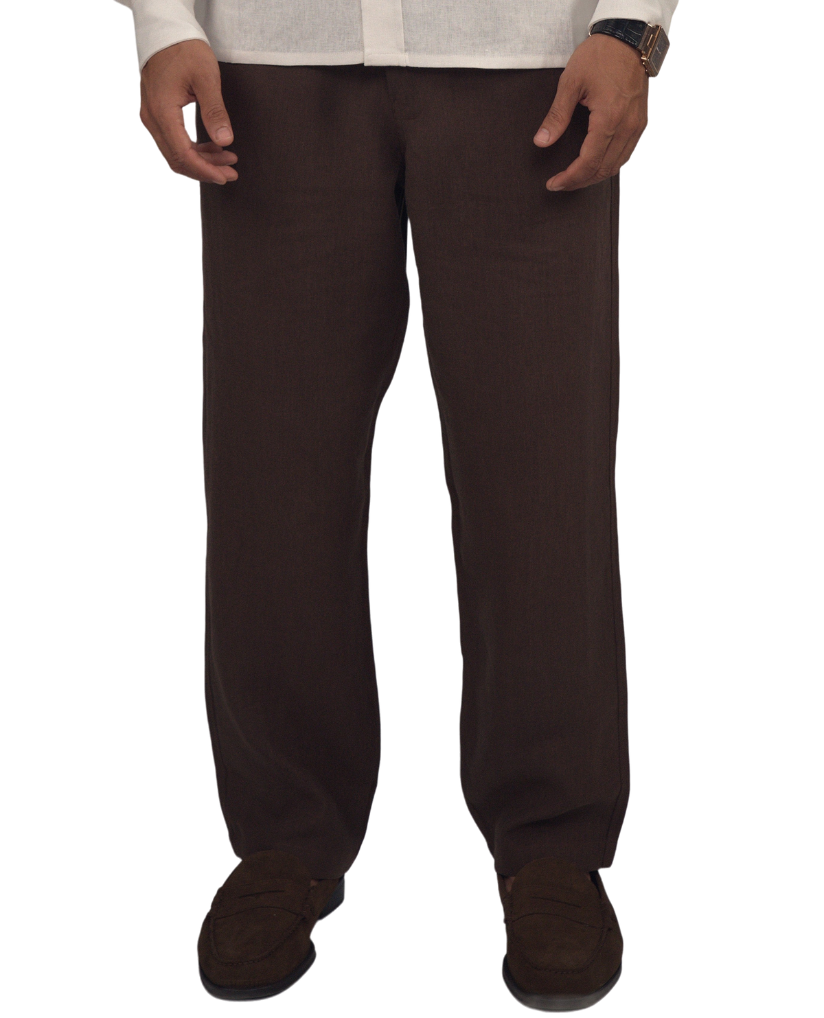 Linen Pants — Espresso
