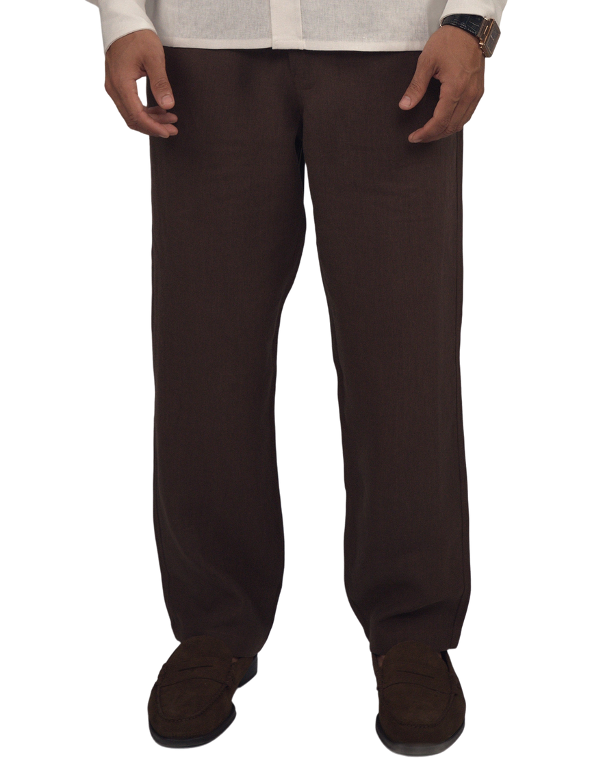 Linen Pants — Espresso